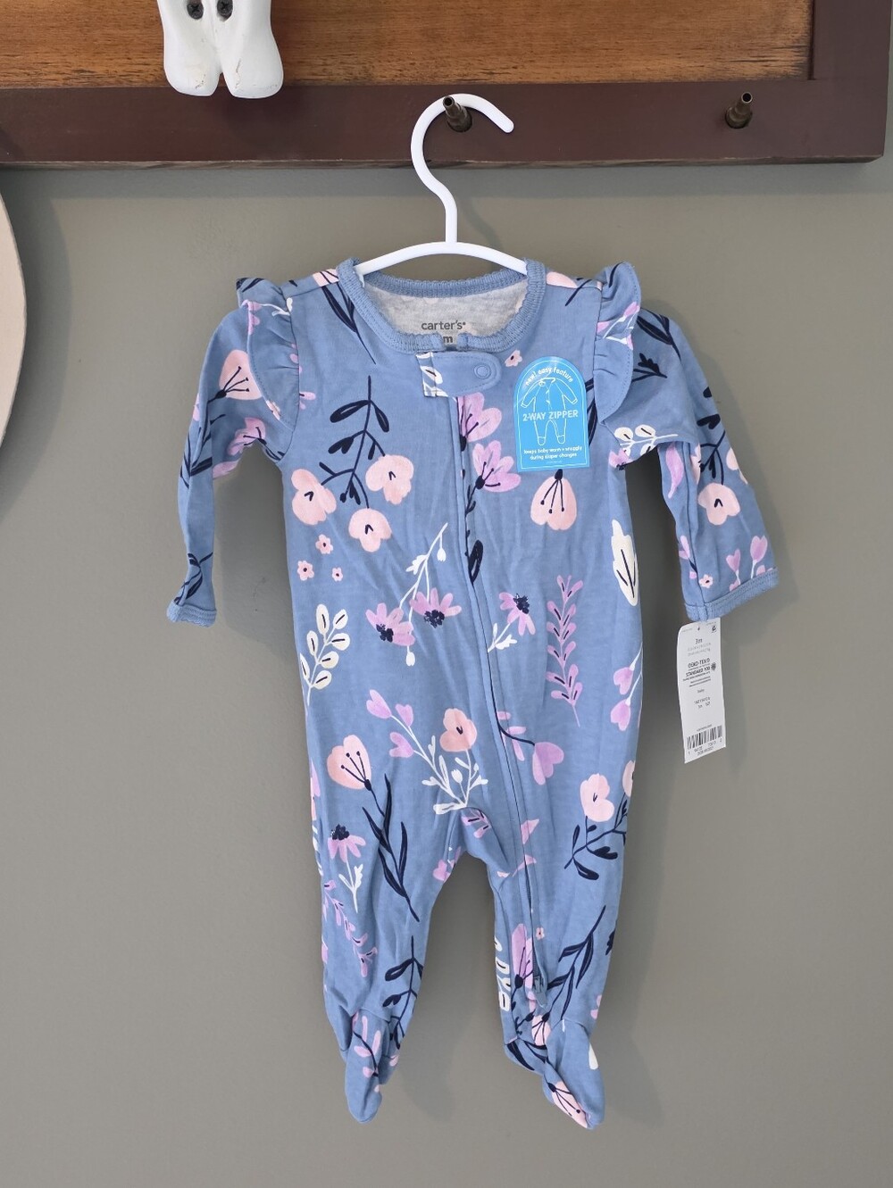 Carters New Floral One Piece Baby Girl 3m